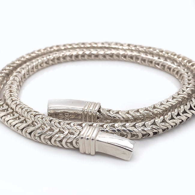 Silver Chain Necklace 18"long