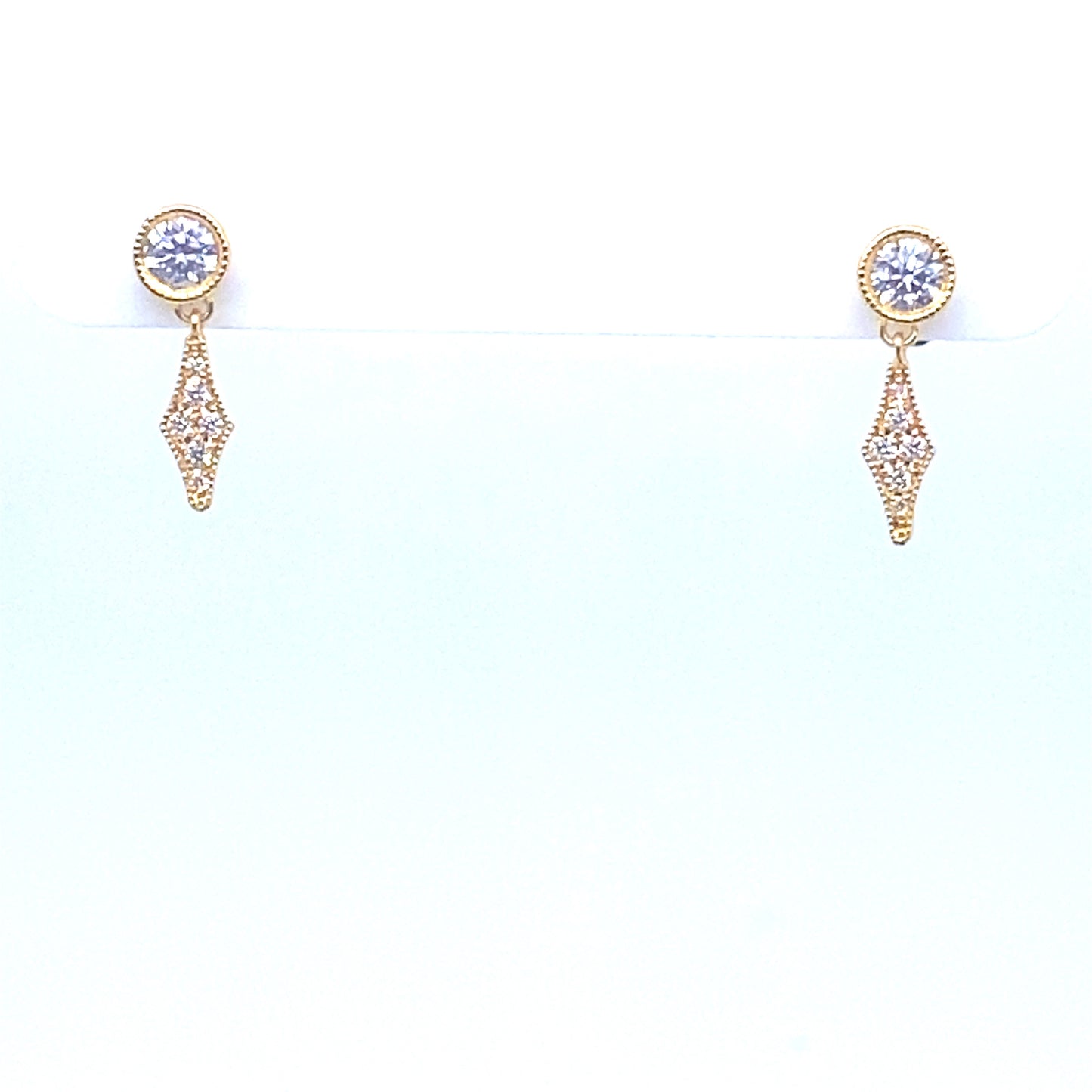 18kt Gold earrings with Diamonds