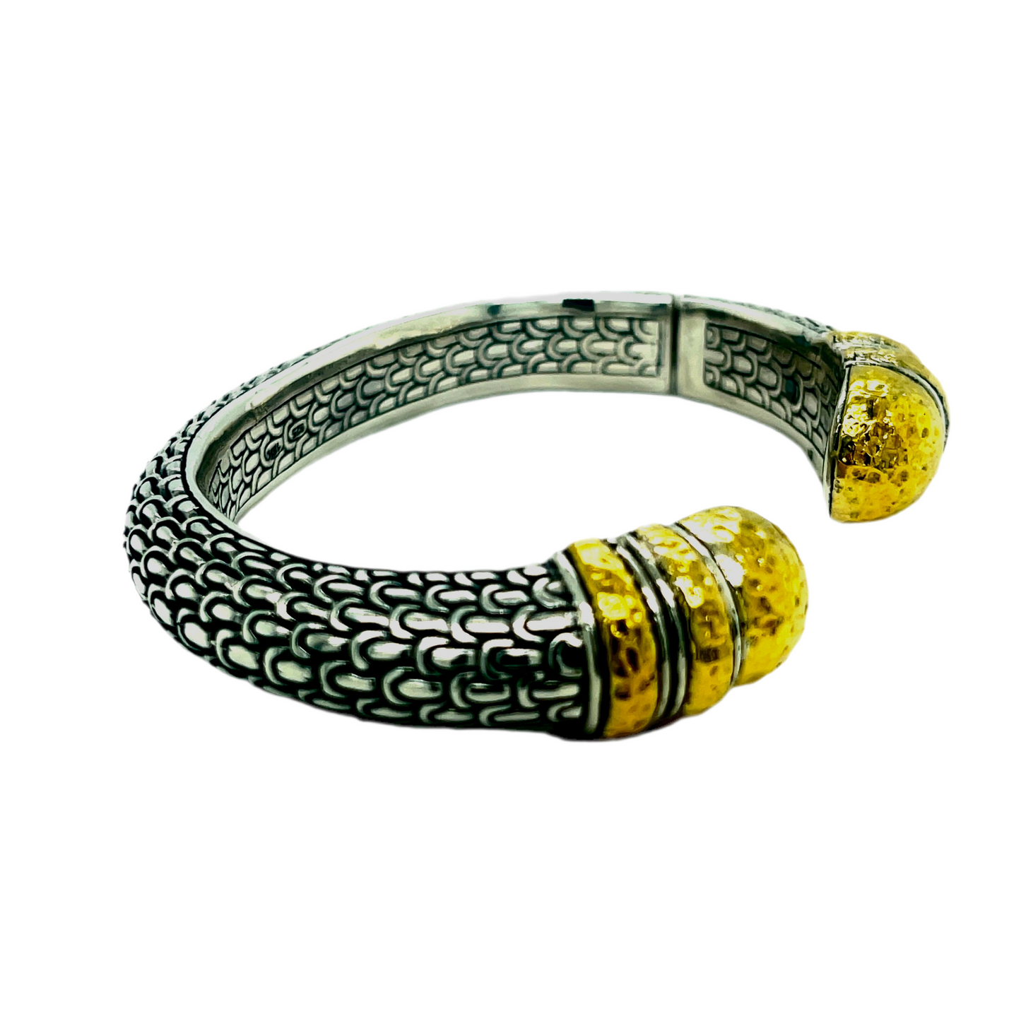 Silver and 18kt Gold bracelet
