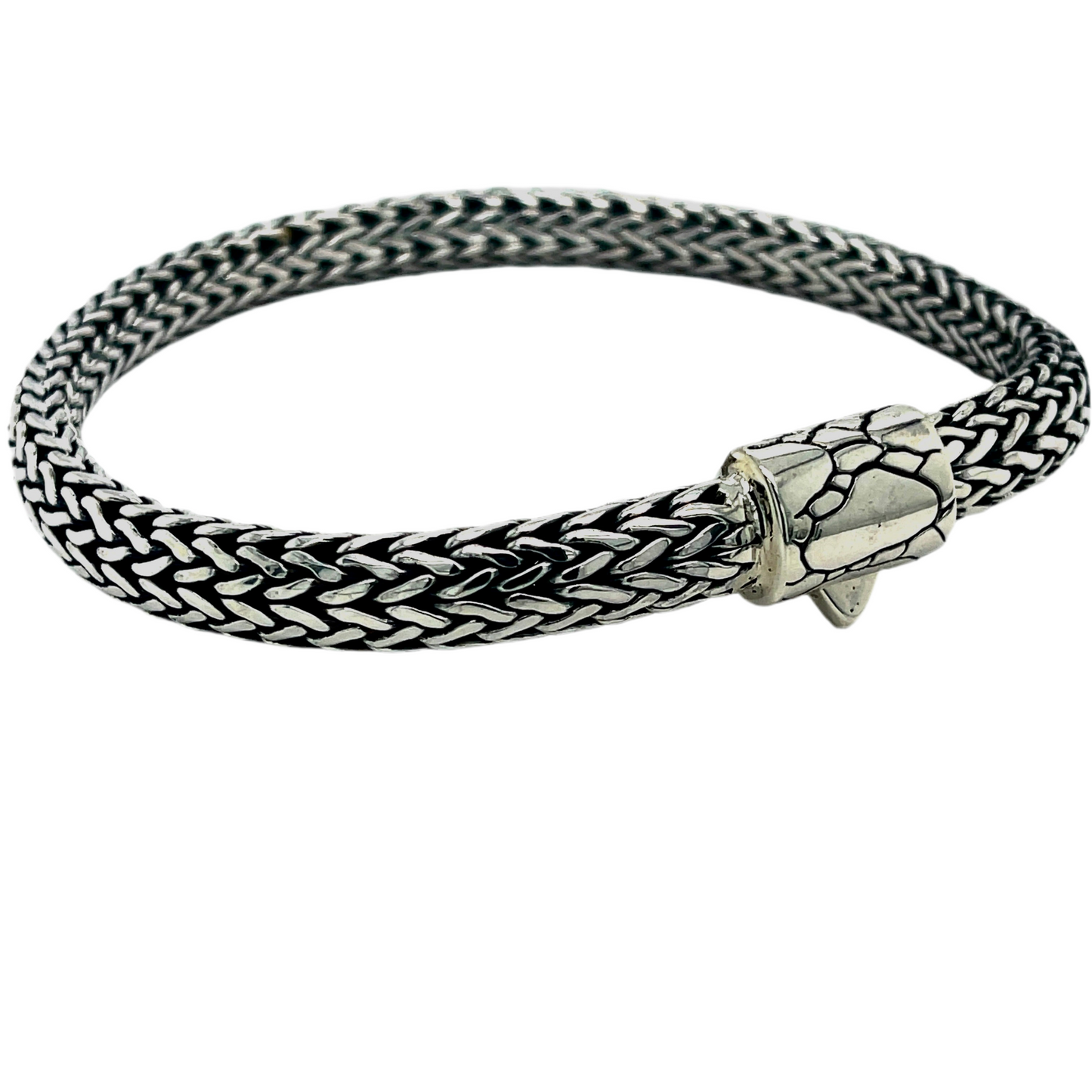Silver chain bracelet