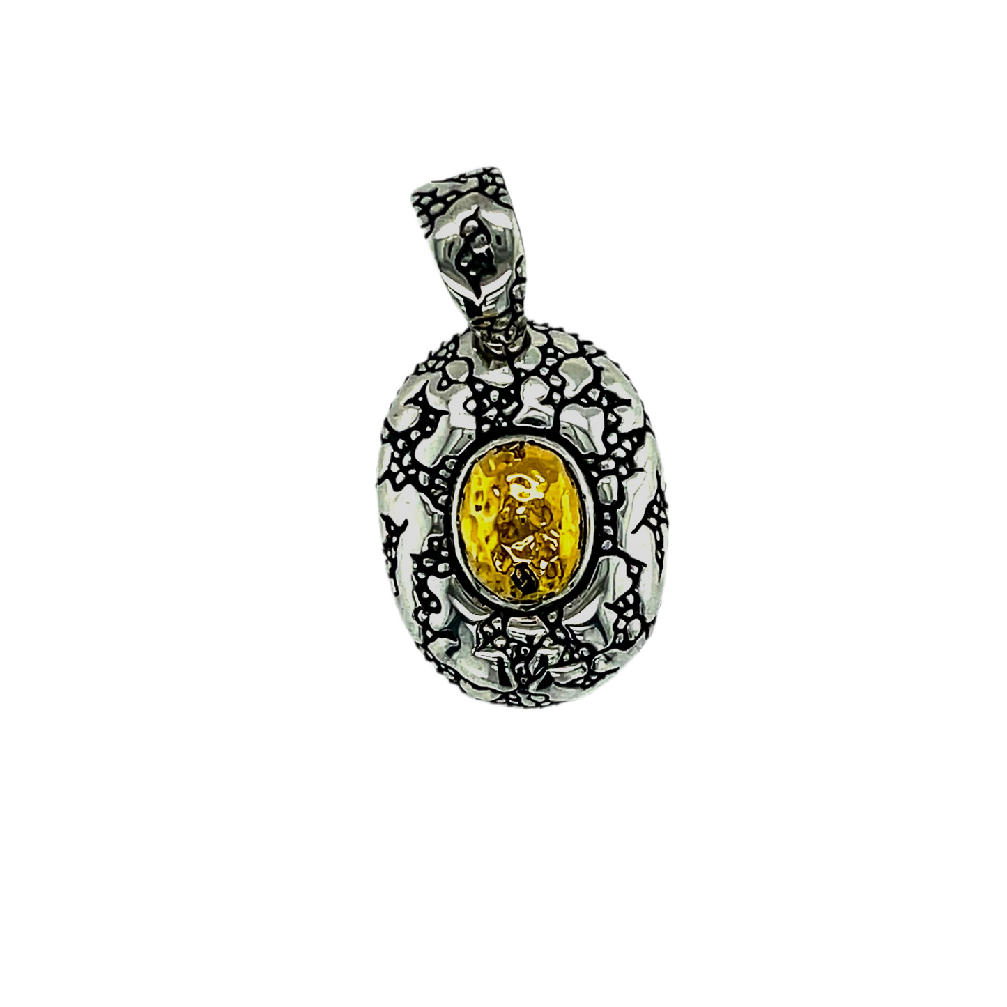 SPG662-1-  Silver and 18kt Gold Nckl