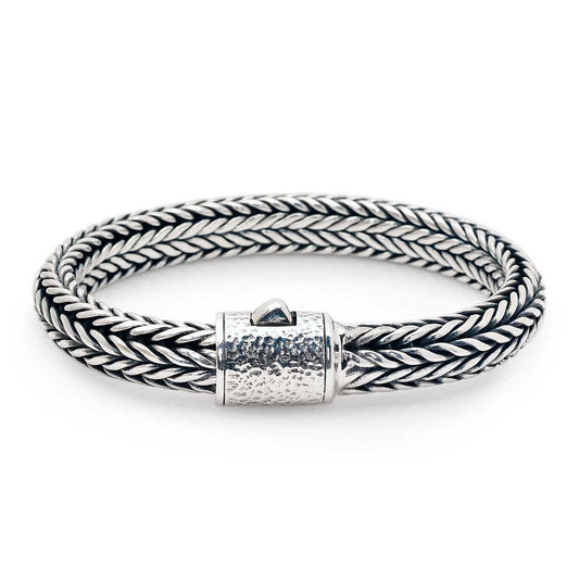 Silver lades bracelet SB100-10by6