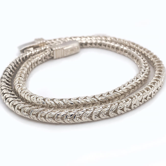 Silver Chain  Necklace 18"long
